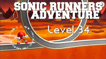 Sonic Runners Adventure Lava Mountain Level 34 Walkthrough Gameplay Android/iOS