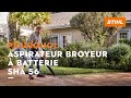 Aspiration broyage et soufflage  voil pourquoi stihl aspirateur broyeur  batterie sha56