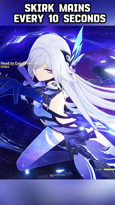 Skirk Mains Every 10 Seconds!? 🤔🤩 #genshinimpact #genshin #kazuha #skirk #mavuika #furina #shorts