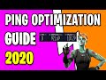 Low PING Optimization Guide (Reduce your Ping in any game)