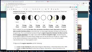 Moon Elongation Project Calculation Example