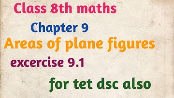 8th class maths in telugu//chapter 9//area of plane figures//excercise 9.1/Q.NO.3