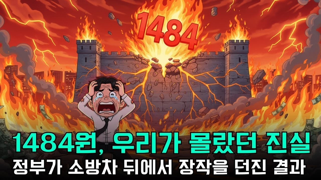 결국 마주한 환율 1484원  대한민국 경제의 마지막 보루가 무너지고 있다
