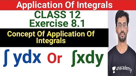 APPLICATION OF INTEGRALS CLASS 12 | Application Of Integrals Class 12 Ex 8.1| Area Under The Curve