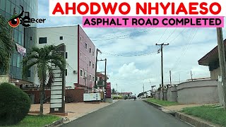 Ahodwo Nhyiaeso Asphalt Road Completed in Kumasi, Ghana.