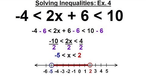Algebra - Ch. 3: Formula, Inequalities, Absolute Value (25 of 33) Solve Inequalities Ex 4