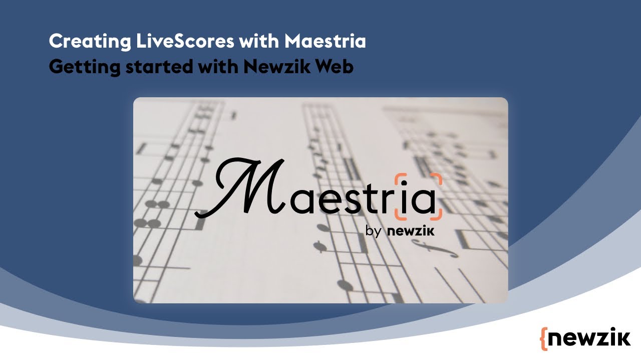 How to create LiveScores with Maestria