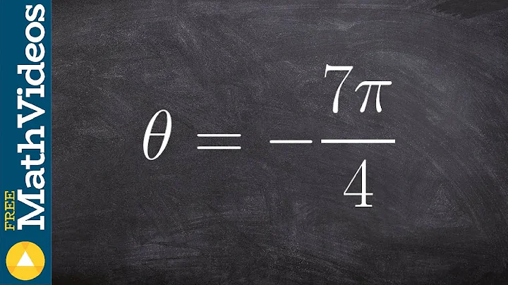 Learn how to graph negative radians in terms of pi