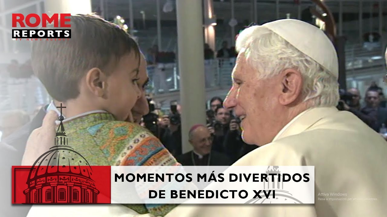 Los momentos más divertidos del pontificado de Benedicto XVI