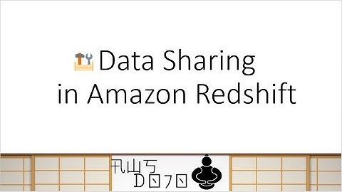 AWS Tutorials - Data Sharing in Amazon Redshift
