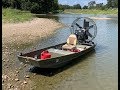 Bandit Airdrive / pusher fan on 1436 jon boat