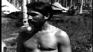 Lieutenant Ec Rusi And Other Airmen Of Us Air Force Talk At Their Base In Guadalc...hd Stock Footage