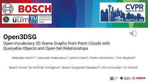 Open3DSG [CVPR 2024]