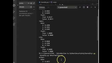 CS50 AI Project 2B Heredity