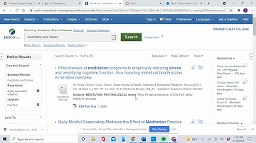 How to use EBSCO PowerSearch Database