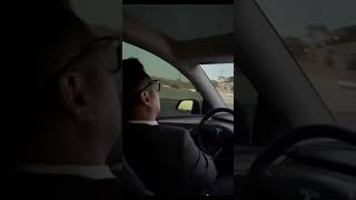 Caught on camera: Uber driver asleep in Tesla