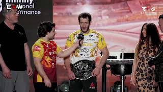 EVW26: Oleg Cherkasov post match interview