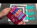 Quilt As You Go (QAYG) Batik Zipper Pouch