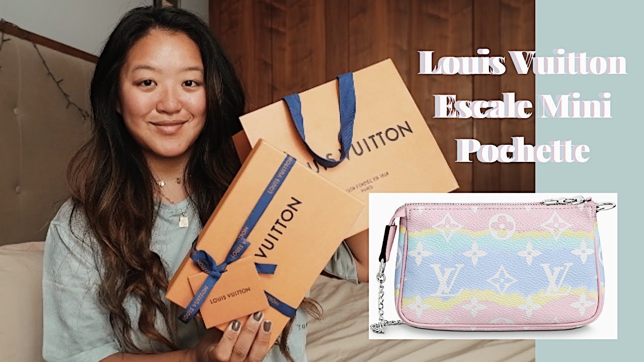 UNBOXING + REVIEW LOUIS VUITTON ESCALE LIMITED EDITION MINI POCHETTE // NEW LV SUMMER 2020 - YouTube