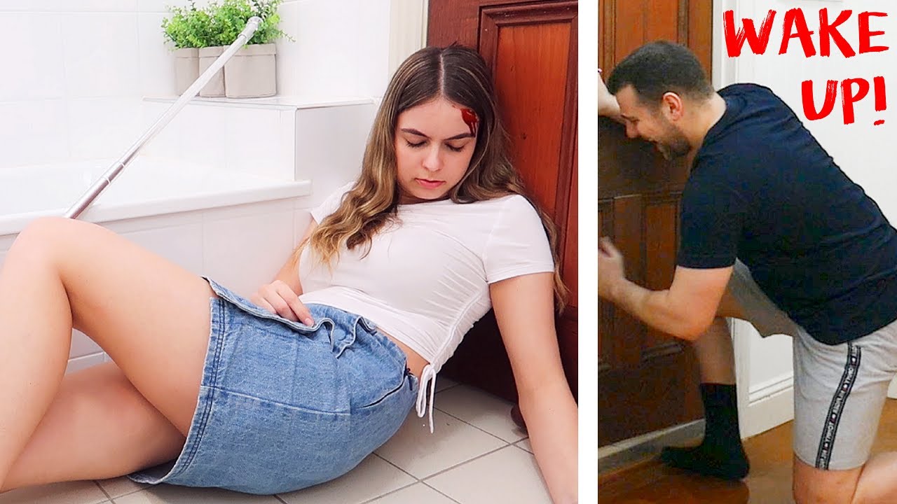 CRYING and PASSING OUT with the Door Locked PRANK on Boyfriend! YouTube