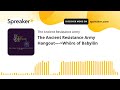 The Ancient Resistance Army Hangout—-Whöre of Babylôn (part 8 of 9)