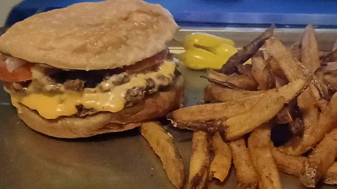 POV Five Guys Double Cheese Burger & fries is it worth it $