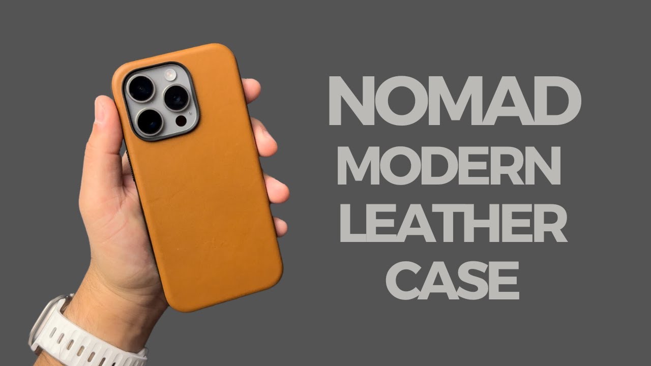 Funda Nomad Modern Leather Case para el iPhone 15 Pro - YouTube