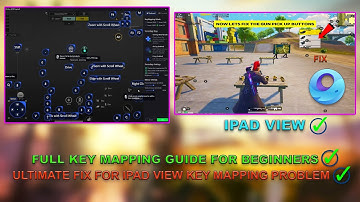 HOW TO FIX KEY MAPPING SETTINGS ON IPAD VIEW FOR PUBG MOBILE PC EMULATOR GAMELOOP (2024)