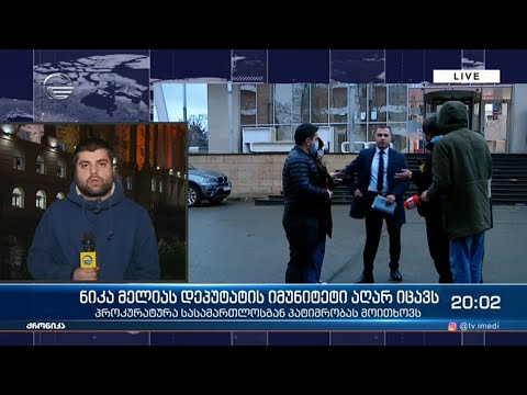 მელიას დეპუტატის იმუნიტეტი აღარ იცავს