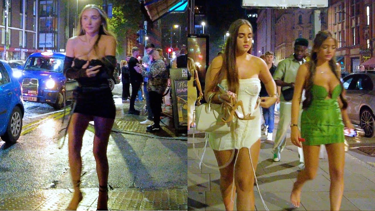 🇬🇧MANCHESTER UK NIGHTLIFE (4K UHD)🇬🇧