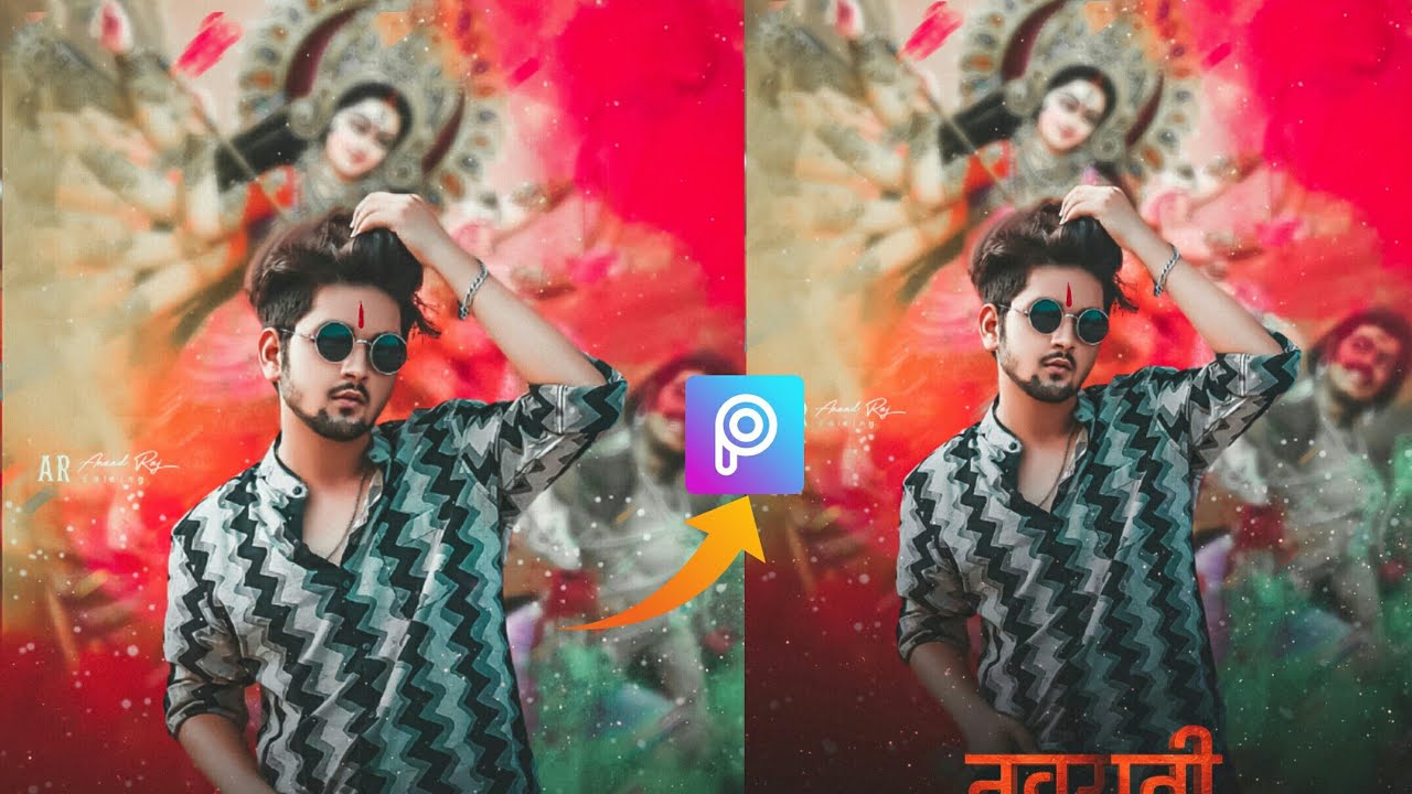 Navratri Special Editing 2020 || Durga Puja Photo Editing Picsart || Anand Raj Editing