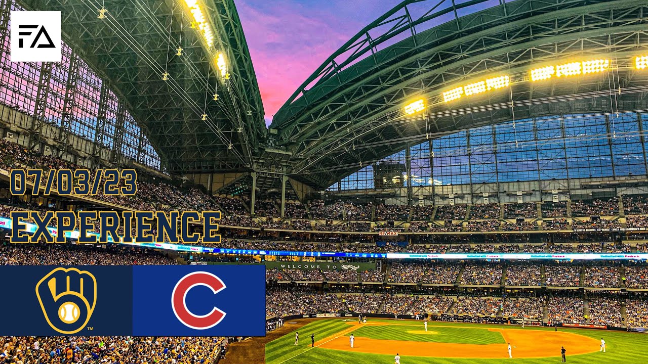 Milwaukee Brewers MLB Experience vs Chicago Cubs 2023 (Live Crowd Atmosphere)