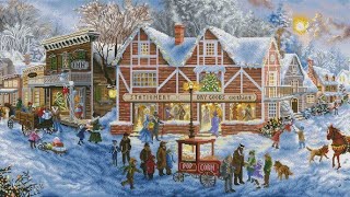 Another Huge Diamond Painting ~Unboxing  Dreamer Designs Getting Ready for Christmas by Nicky Boehme