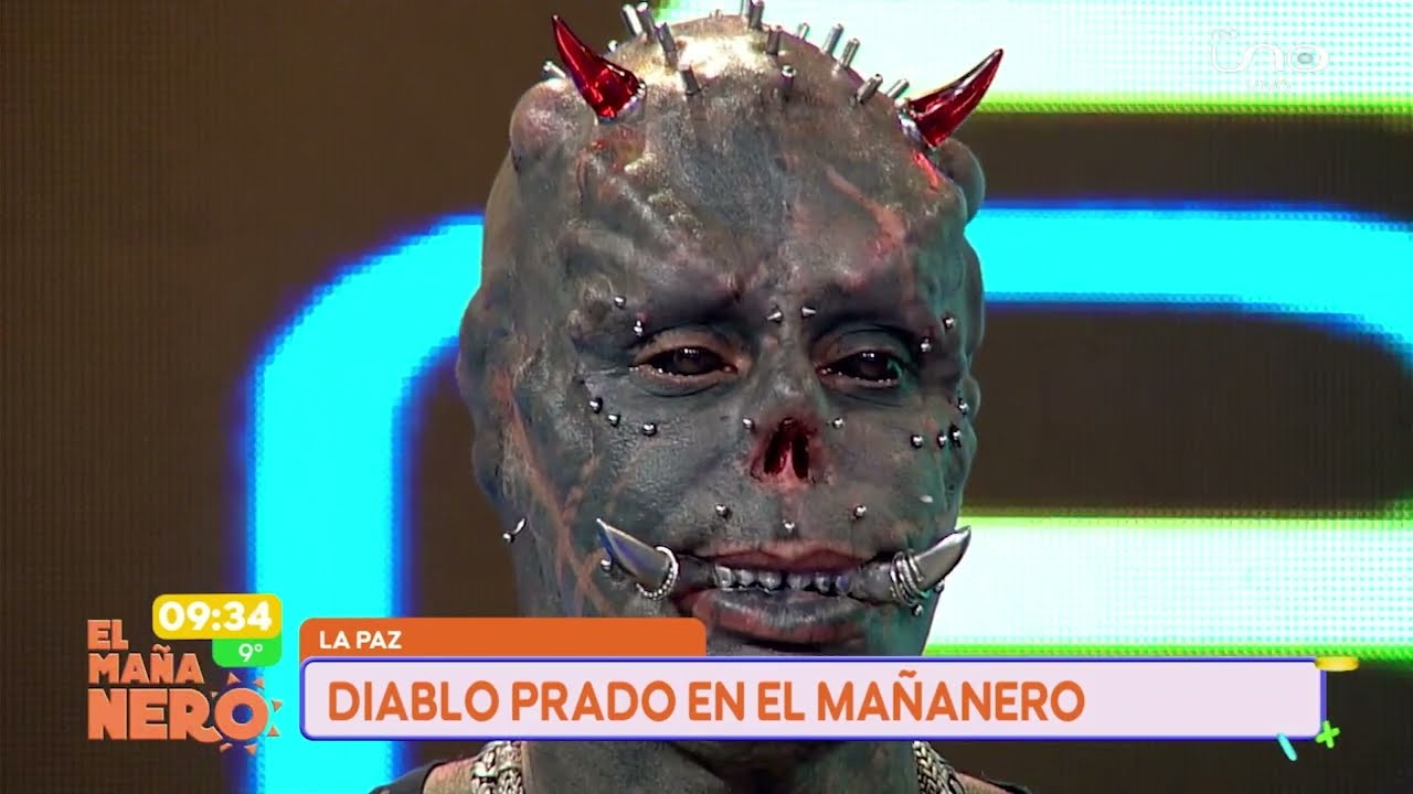 DIABLO PRADO, el rey de la modificación corporal extrema