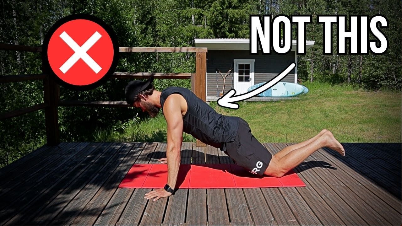 Cant Do Push Ups? JUST DO THIS (Step By Step Plan) YouTube
