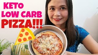 EASY TO MAKE KETO - LOW CARB ALMOND FLOUR PIZZA PHILIPPINES