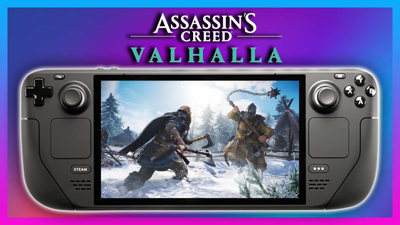 Assassin's Creed Valhalla Steam Version - Steam Deck - Gameplay and Best  Settings 