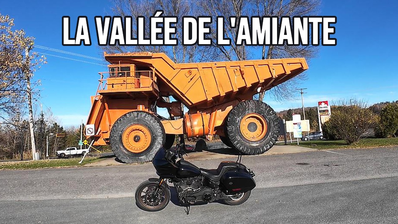 Virée dans la Vallée de l'amiante en Harely-Davidson FXLRST