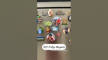 Fridge Magnets DIY 🧲 #shorts #youtubepartner #diyideas #diycrafts