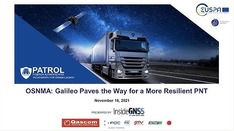 Inside GNSS Qascom Webinar - OSNMA Galileo Paves the Way for a More Resilient PNT
