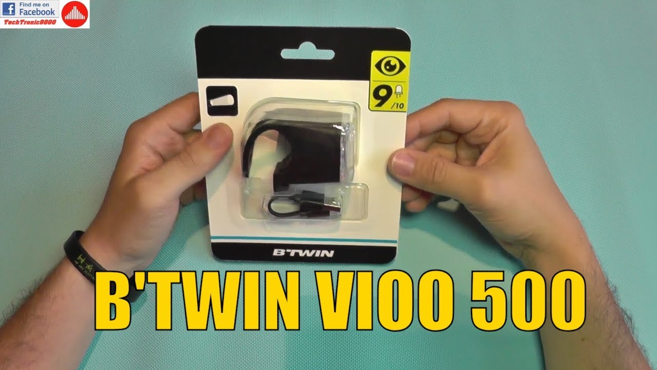 B'TWIN VIOO 500 USB Front Bike LED 