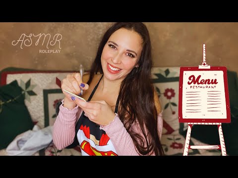 ASMR roleplay | Explaining the menu to you 👩‍🍳