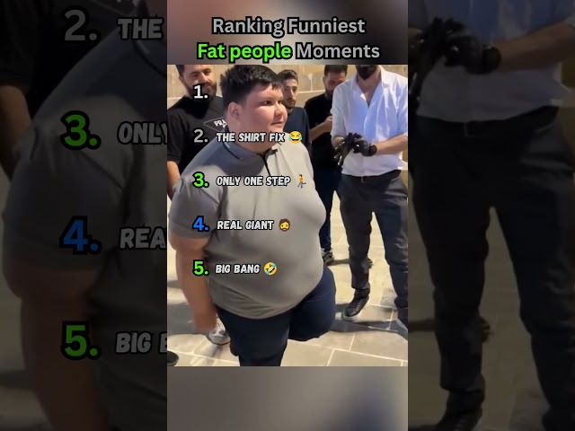 Top 5 Epic Fat People Moments 😂 | You Won’t Believe #1!