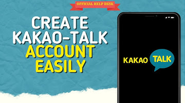 Create Kakaotalk account Under 2 minutes