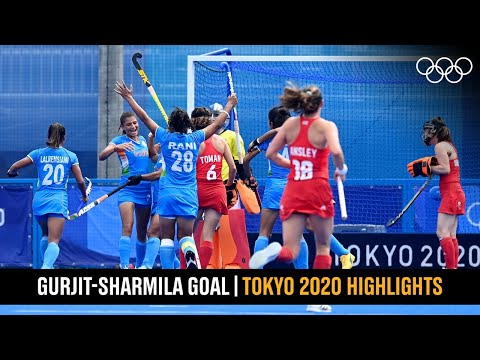 Gurjit - Sharmila's opening goal 🏑 | #Tokyo2020 Highlights