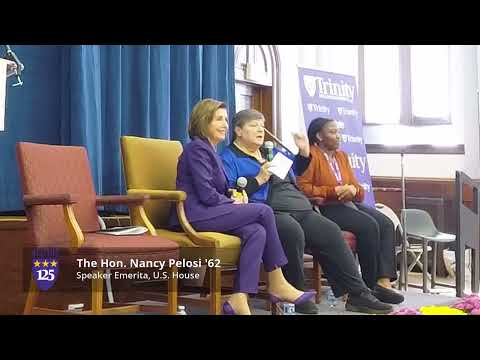 The Honorable Nancy Pelosi, ’62 | Democracy on the Ballot Symposium | Trinity Washington University - video from Trinity Washington University