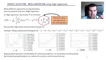 6. Regularización y selección de modelos