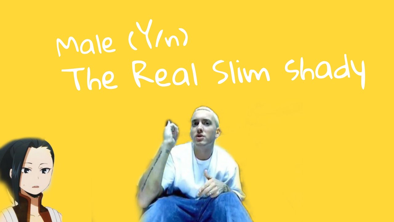 The Real Slim Shady| Male (Y/n) x Mha