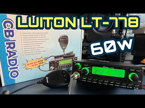 LUITON LT-778 AM/FM CB Radio HIGH POWER! - YouTube