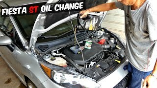 Ford Fiesta ST Oil Change Ford Fiesta ST Oil Change